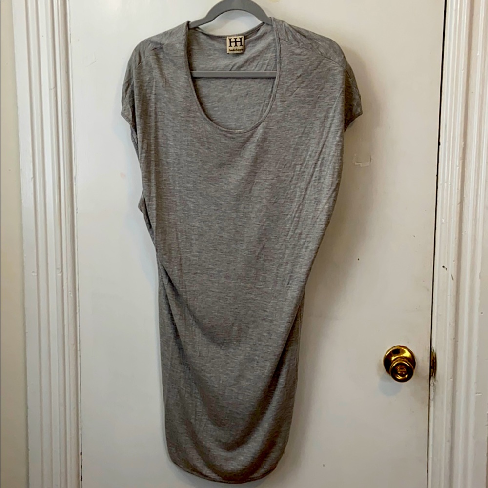 Haute Hippie Gray cowl neck Dress